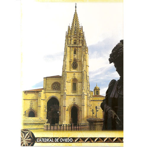 Imagen Postal Catedral de Oviedo